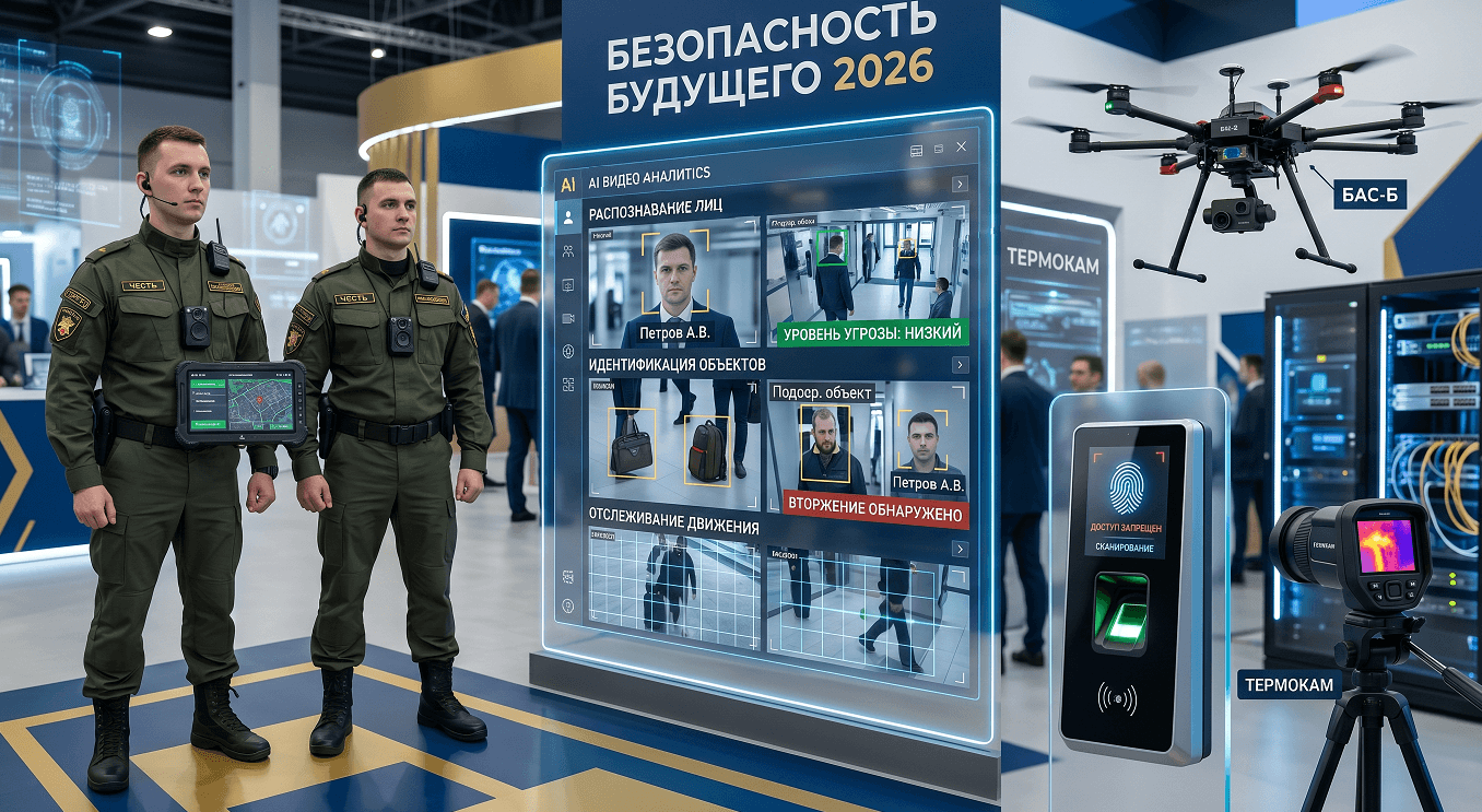 Карта России и графики динамики рынка охранных услуг, общий обзор 2026