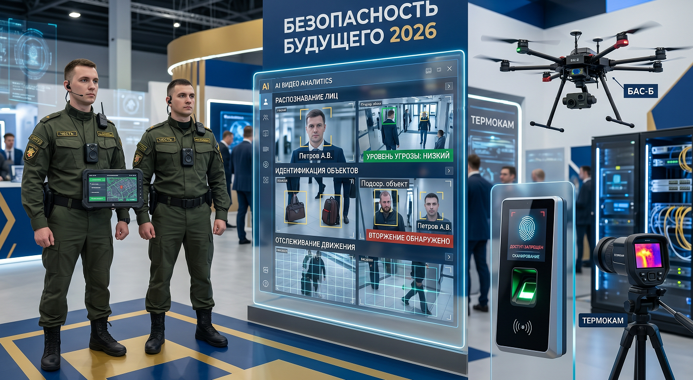 Карта России и графики динамики рынка охранных услуг, общий обзор 2026